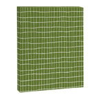 Olive Green Grid | PATTERN 05: The Retro Edition Canvas Print Gallery Image 6