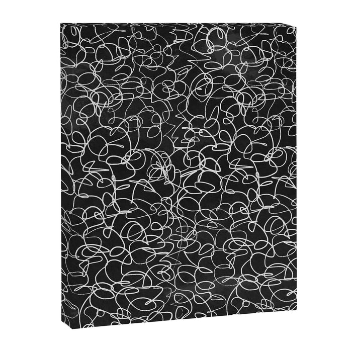 Onyx: Mid Century Abstract Art Canvas Print Gallery Image 1