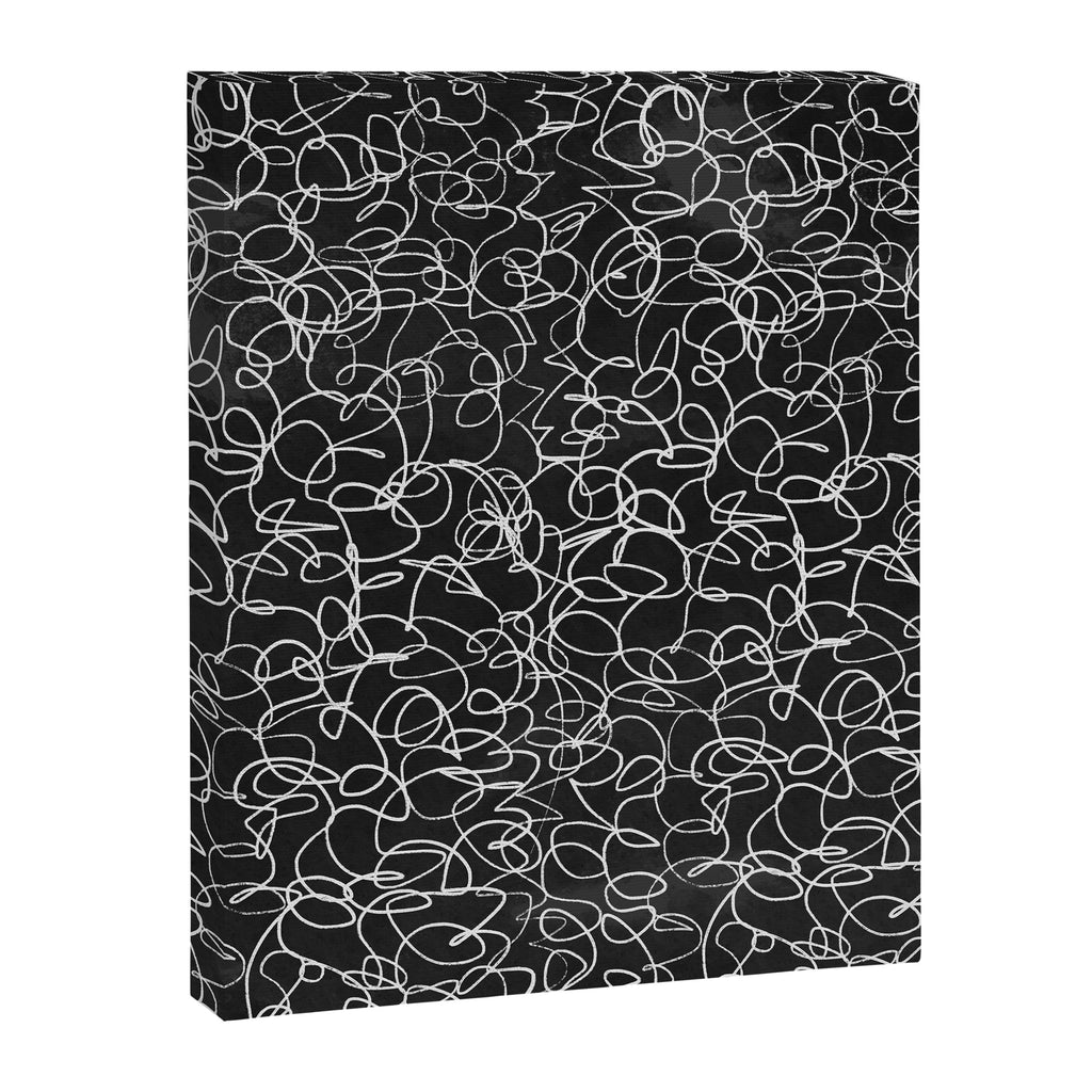 Onyx: Mid Century Abstract Art Canvas Print Gallery Image 6