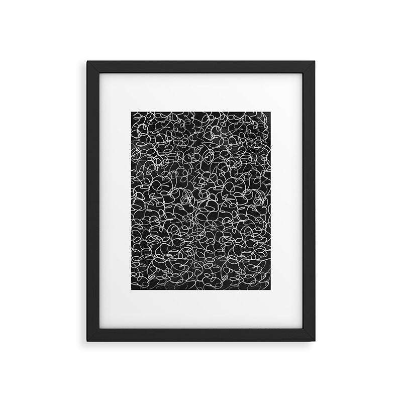 Onyx: Mid Century Abstract Art Framed Art Print Gallery Image 5