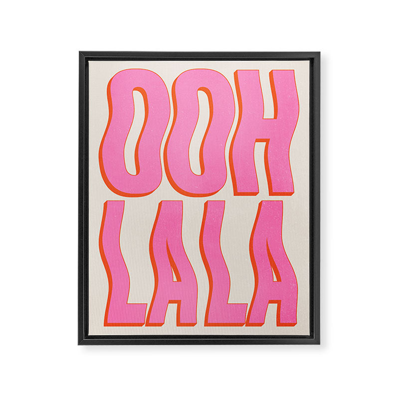 Ooh La La Framed Canvas Print Gallery Image 8