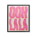 Ooh La La Framed Canvas Print Gallery Image 8