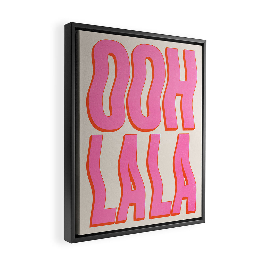 Ooh La La Framed Canvas Print Gallery Image 2