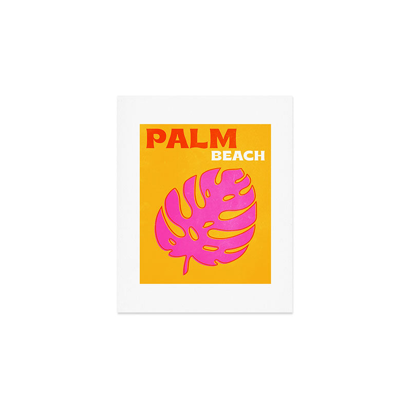 Palm Beach: Vintage Travel Colour Series 01 Art Print Gallery Image 1