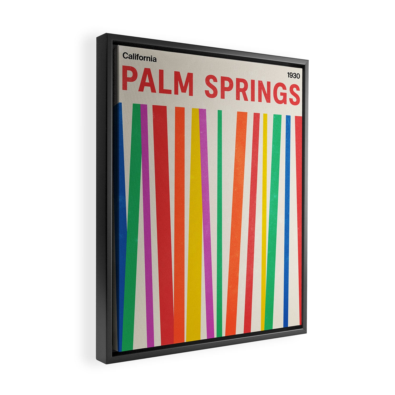 Palm Springs 1930: Retro Mid-Century Edition  Framed Canvas Print Gallery Image 2