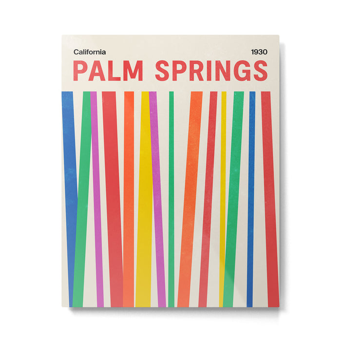 Palm Springs 1930: Retro Mid-Century Edition  Metal Print Gallery Image 1