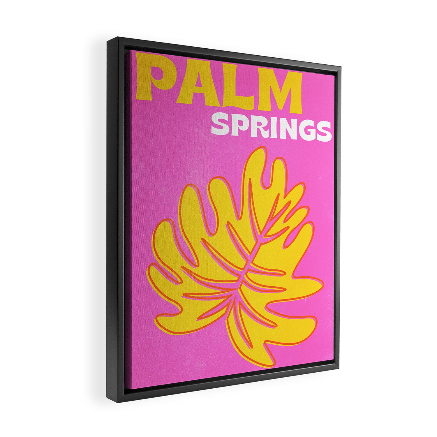 Palm Springs: Vintage Travel Colour Series 06 Framed Canvas Print Gallery Image 2