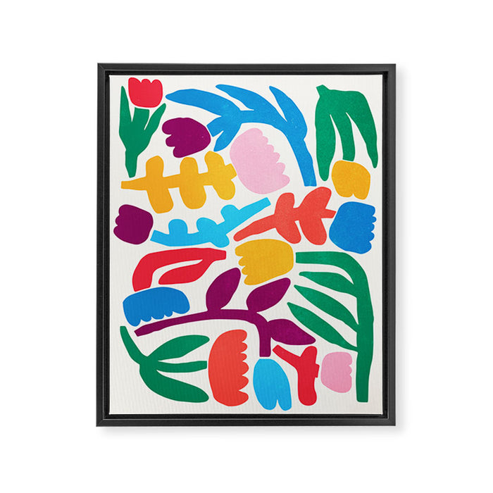 Paper Flowers: Matisse Edition Framed Canvas Print Gallery Image 1