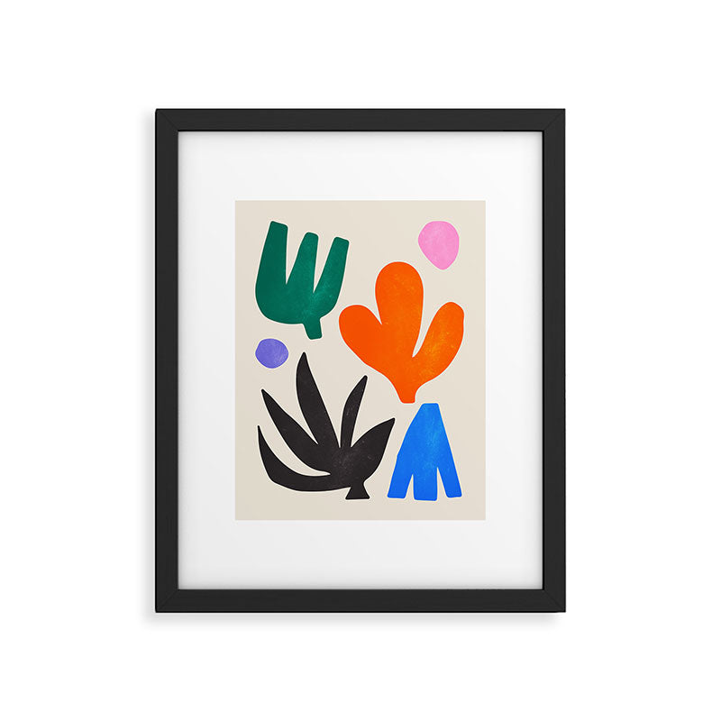 Paper Garden: Matisse Cutouts 01 Framed Art Print Gallery Image 5