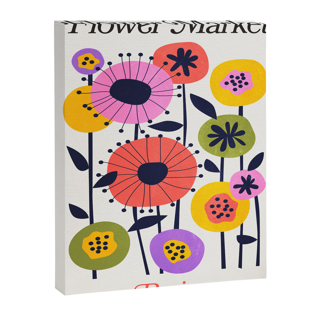 Paris: Botanica Edition | Flower Market Canvas Print Gallery Image 6