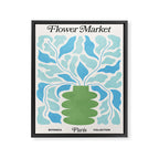 Paris: Flower Market 02 | Botanica Edition Framed Canvas Print Gallery Image 6