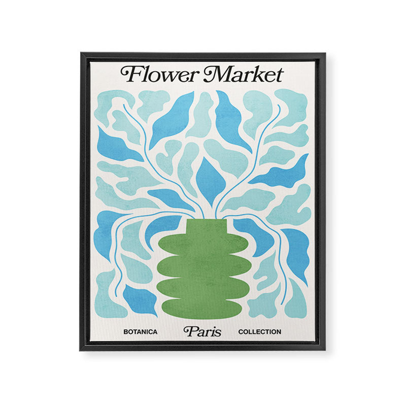 Paris: Flower Market 02 | Botanica Edition Framed Canvas Print Gallery Image 6