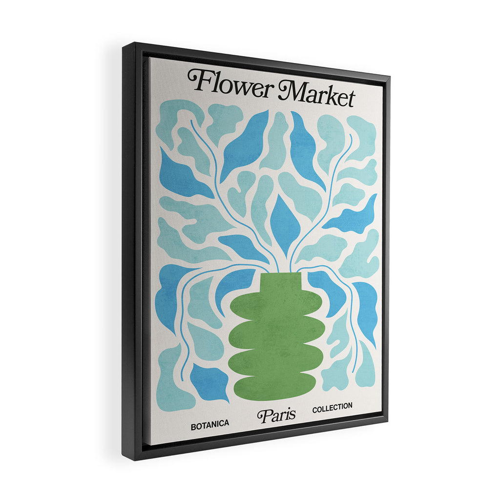 Paris: Flower Market 02 | Botanica Edition Framed Canvas Print Gallery Image 2