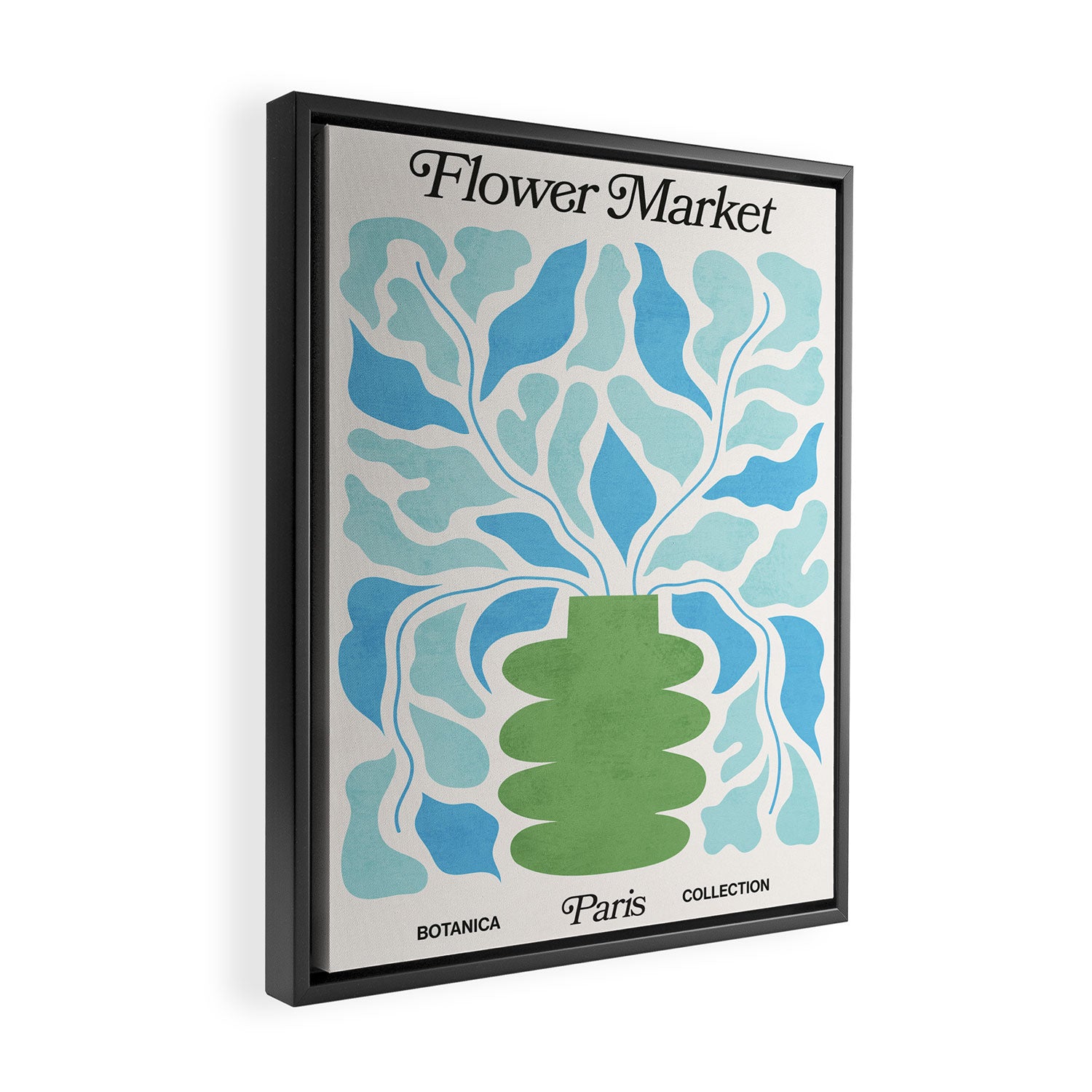 Paris: Flower Market 02 | Botanica Edition Framed Canvas Print Gallery Image 2