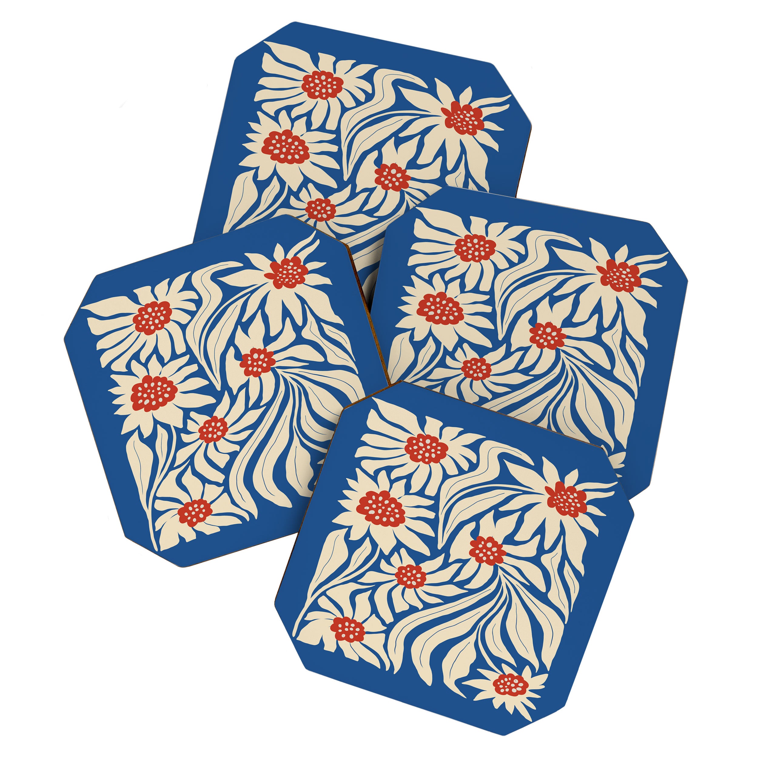 Paris: Flower Market Summer Color Series 01 Coaster Gallery Image 1