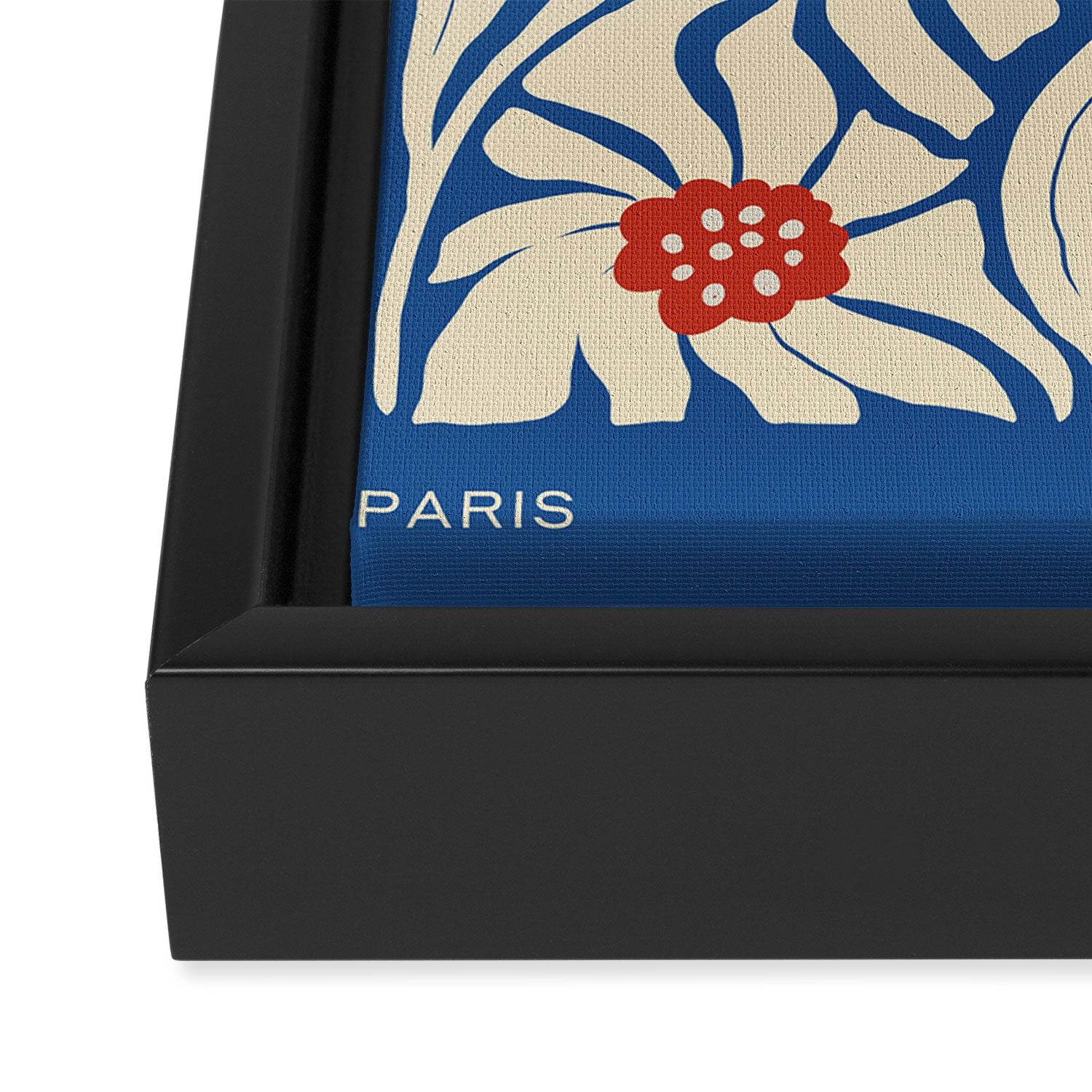 Paris: Flower Market Summer Color Series 01 Framed Canvas Print Gallery Image 3