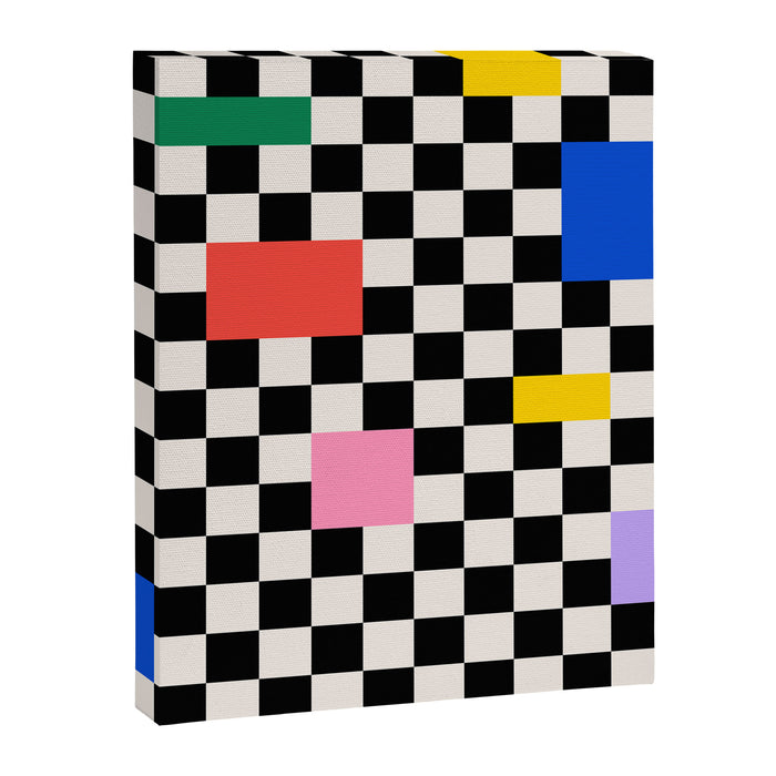 Patchwork: Bauhaus Check Edition Canvas Print Gallery Image 1