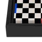 Patchwork: Bauhaus Check Edition Framed Canvas Print Gallery Image 3