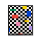 Patchwork: Bauhaus Check Edition Framed Canvas Print Gallery Image 6
