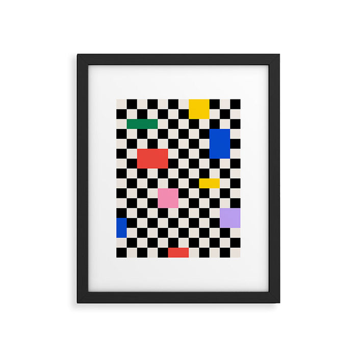 Patchwork: Bauhaus Check Edition Framed Art Print Gallery Image 1