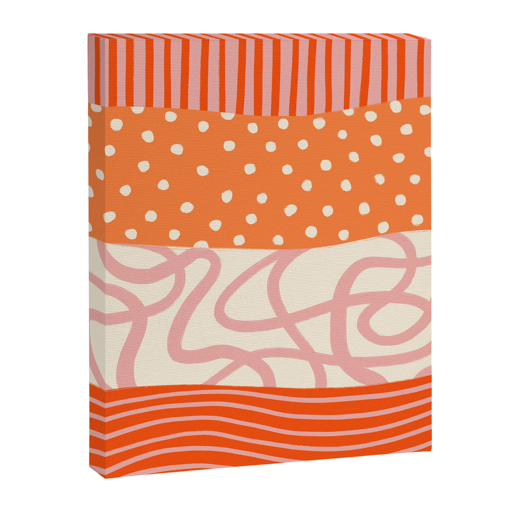 Peach Pattern Cake | PATTERN 08: The Retro Edition Canvas Print Gallery Image 6