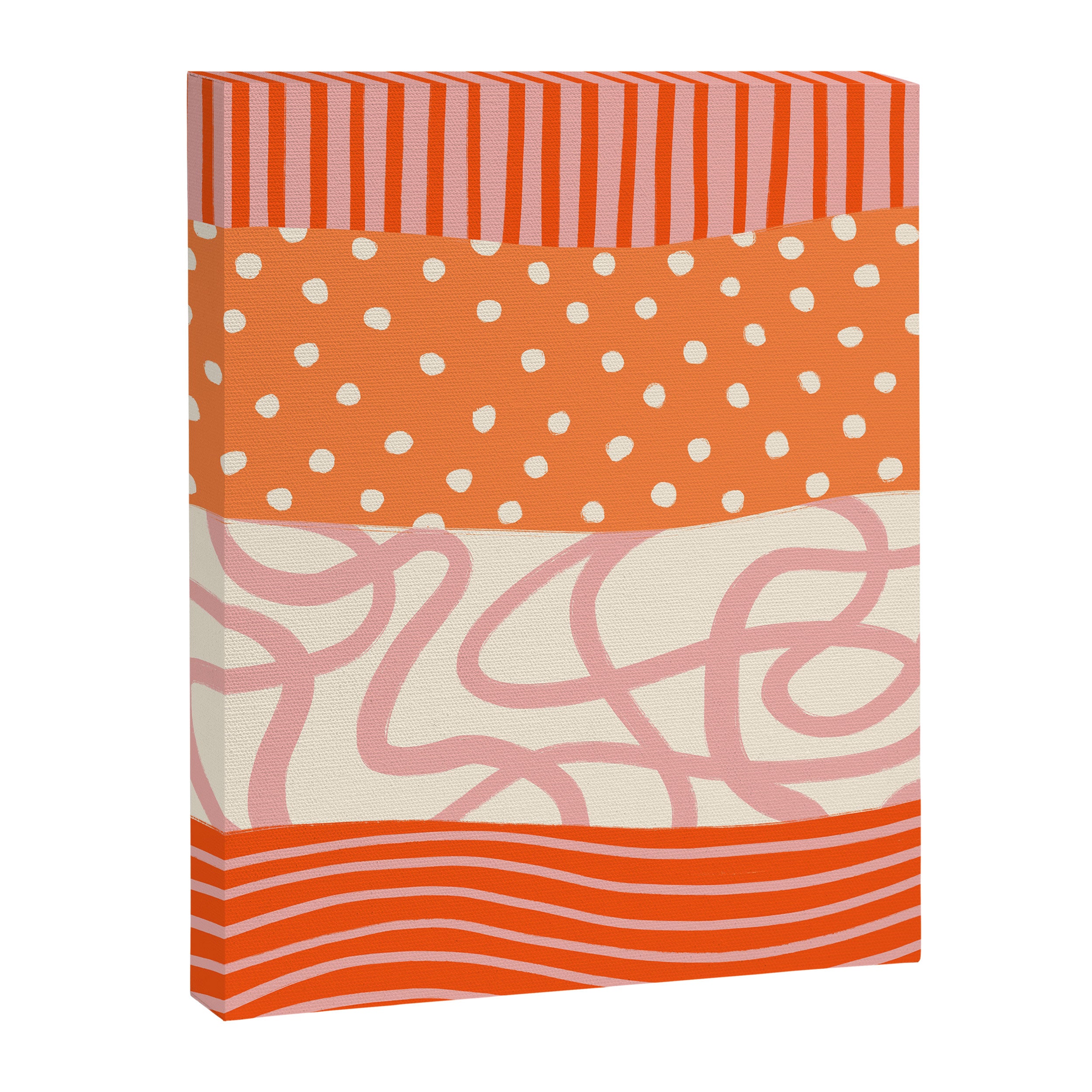 Peach Pattern Cake | PATTERN 08: The Retro Edition Canvas Print Gallery Image 6