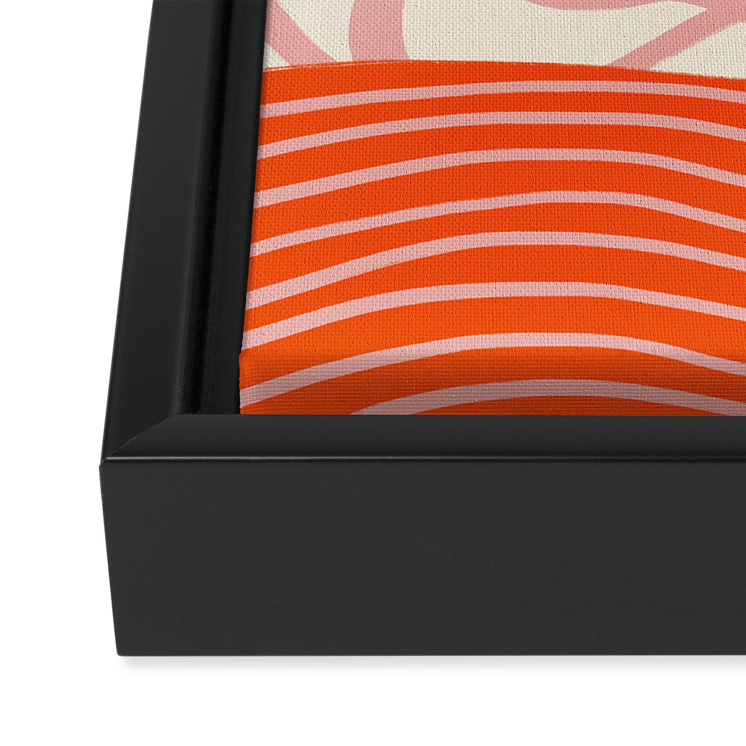 Peach Pattern Cake | PATTERN 08: The Retro Edition Framed Canvas Print Gallery Image 3