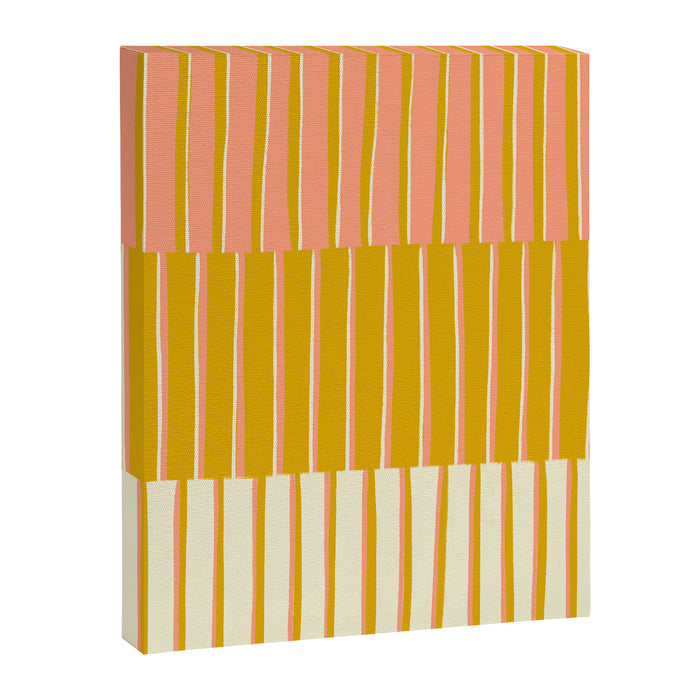 Peach, Tulip & Cream | PATTERN 09: The Retro Edition Canvas Print Gallery Image 1