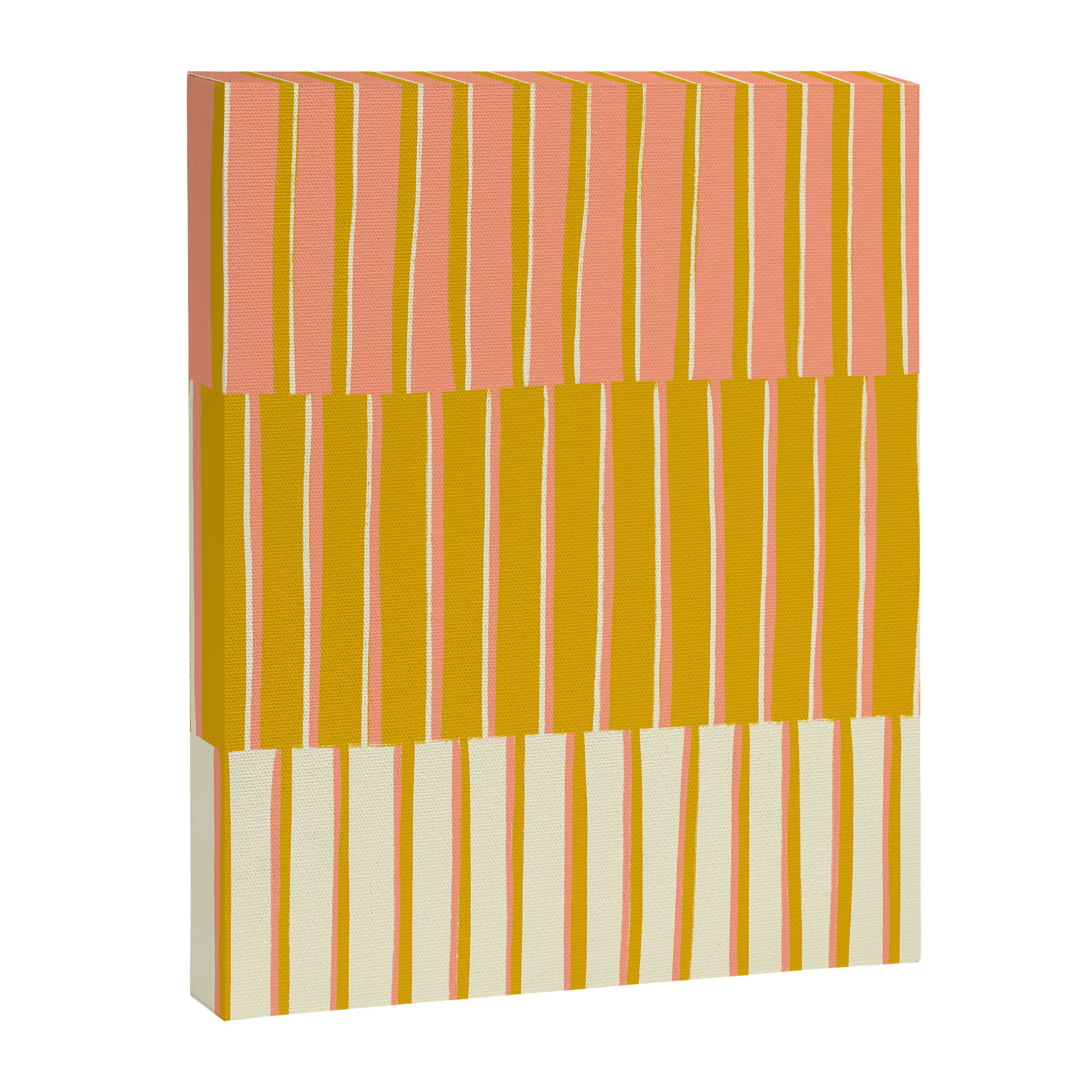 Peach, Tulip & Cream | PATTERN 09: The Retro Edition Canvas Print Gallery Image 6