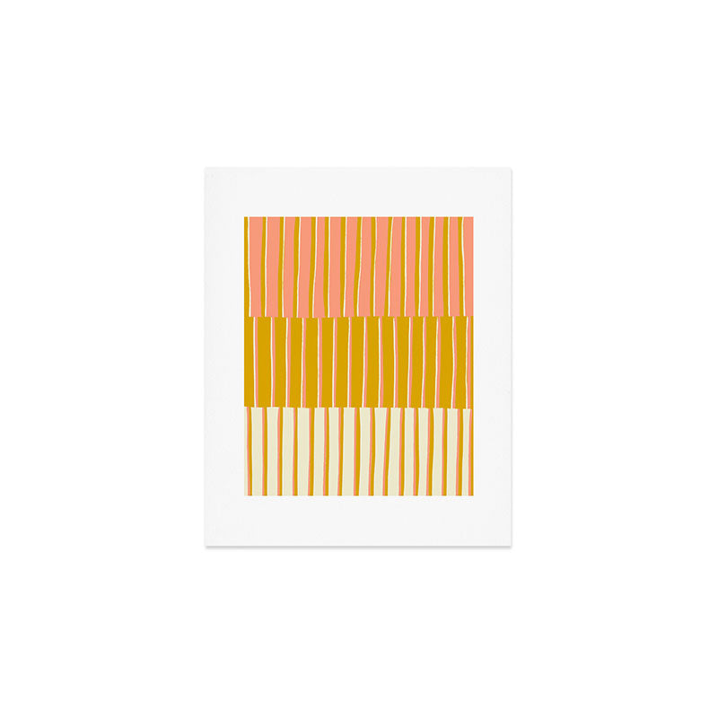 Peach, Tulip & Cream | PATTERN 09: The Retro Edition Art Print Gallery Image 1