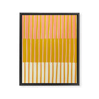 Peach, Tulip & Cream | PATTERN 09: The Retro Edition Framed Canvas Print Gallery Image 6