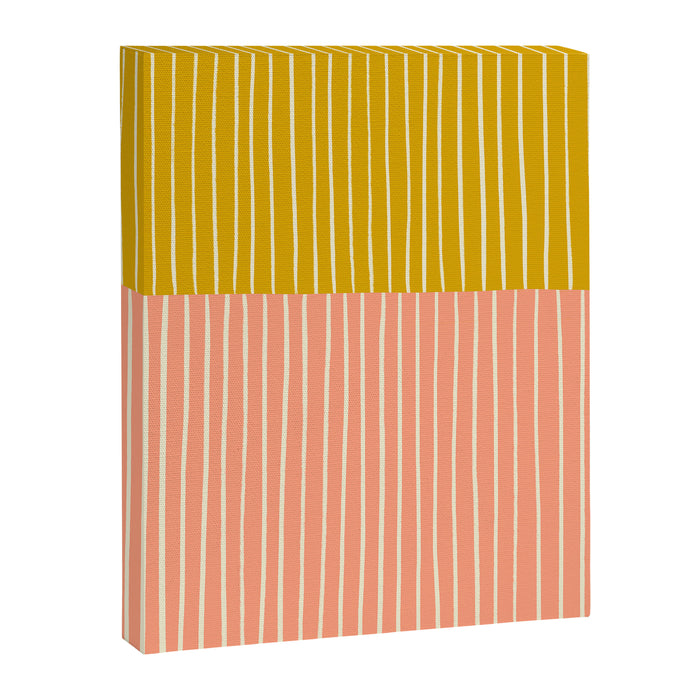 Peach & Tulip Yellow | PATTERN 06: The Retro Edition Canvas Print Gallery Image 1