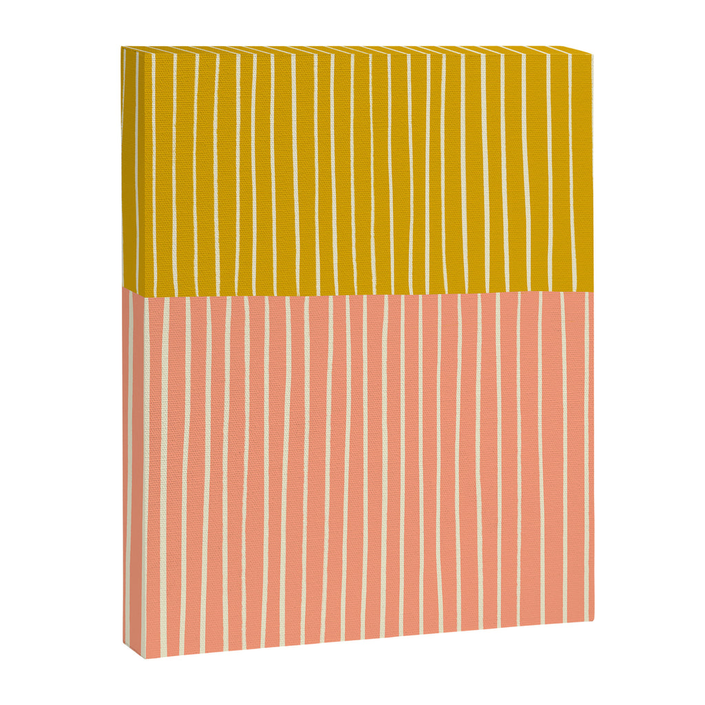 Peach & Tulip Yellow | PATTERN 06: The Retro Edition Canvas Print Gallery Image 6