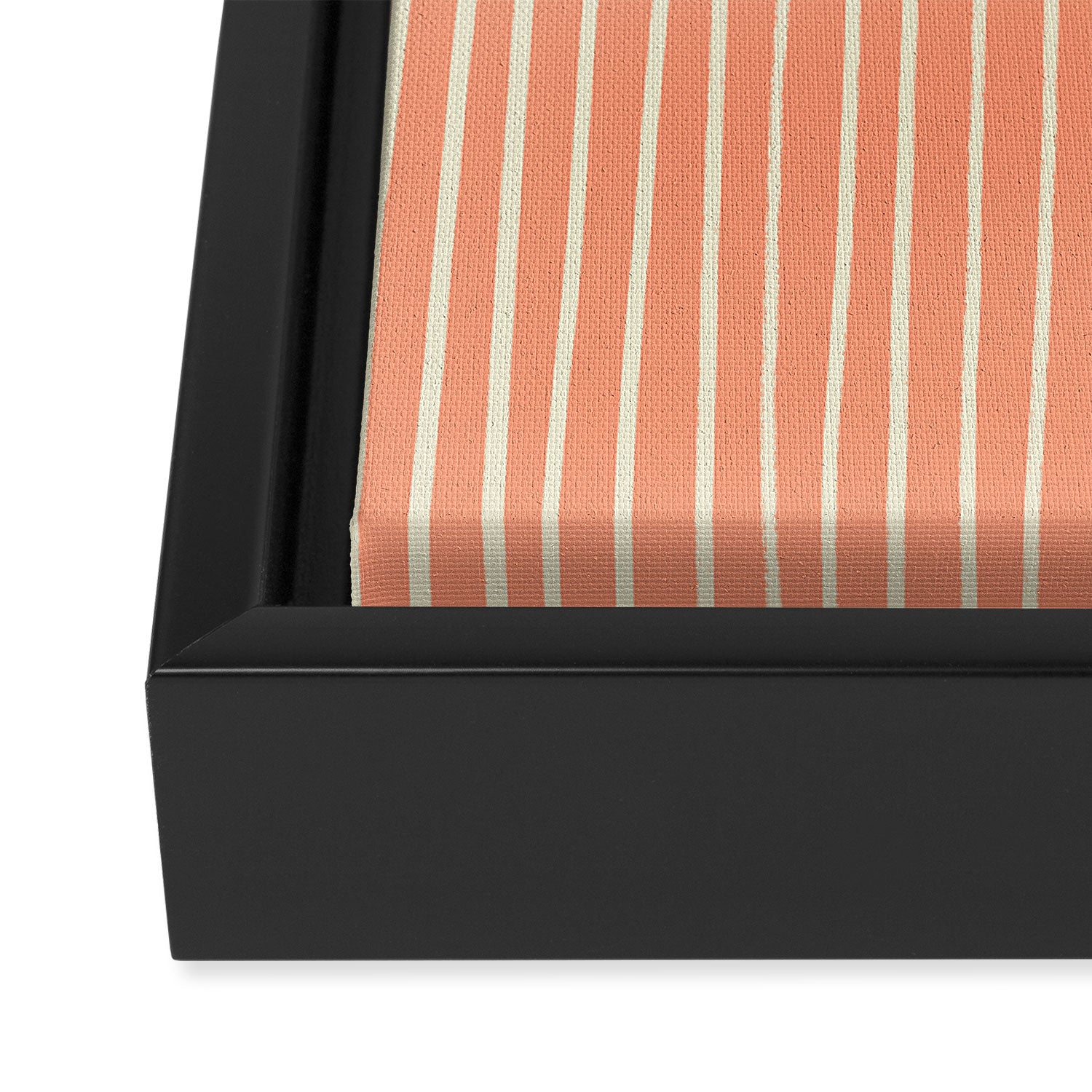 Peach & Tulip Yellow | PATTERN 06: The Retro Edition Framed Canvas Print Gallery Image 3