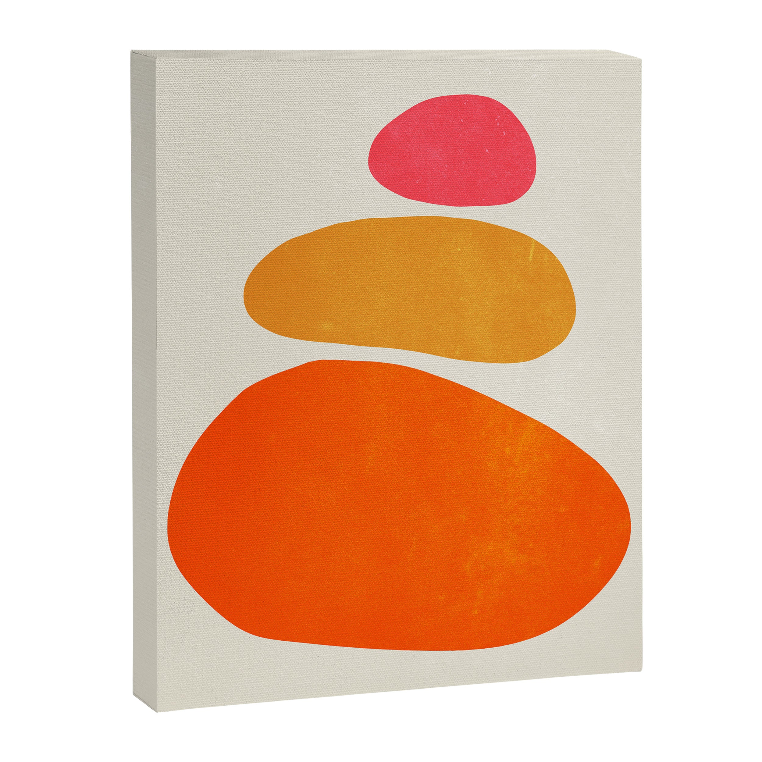 Pebbles: Mid Century Abstraction Canvas Print Gallery Image 6