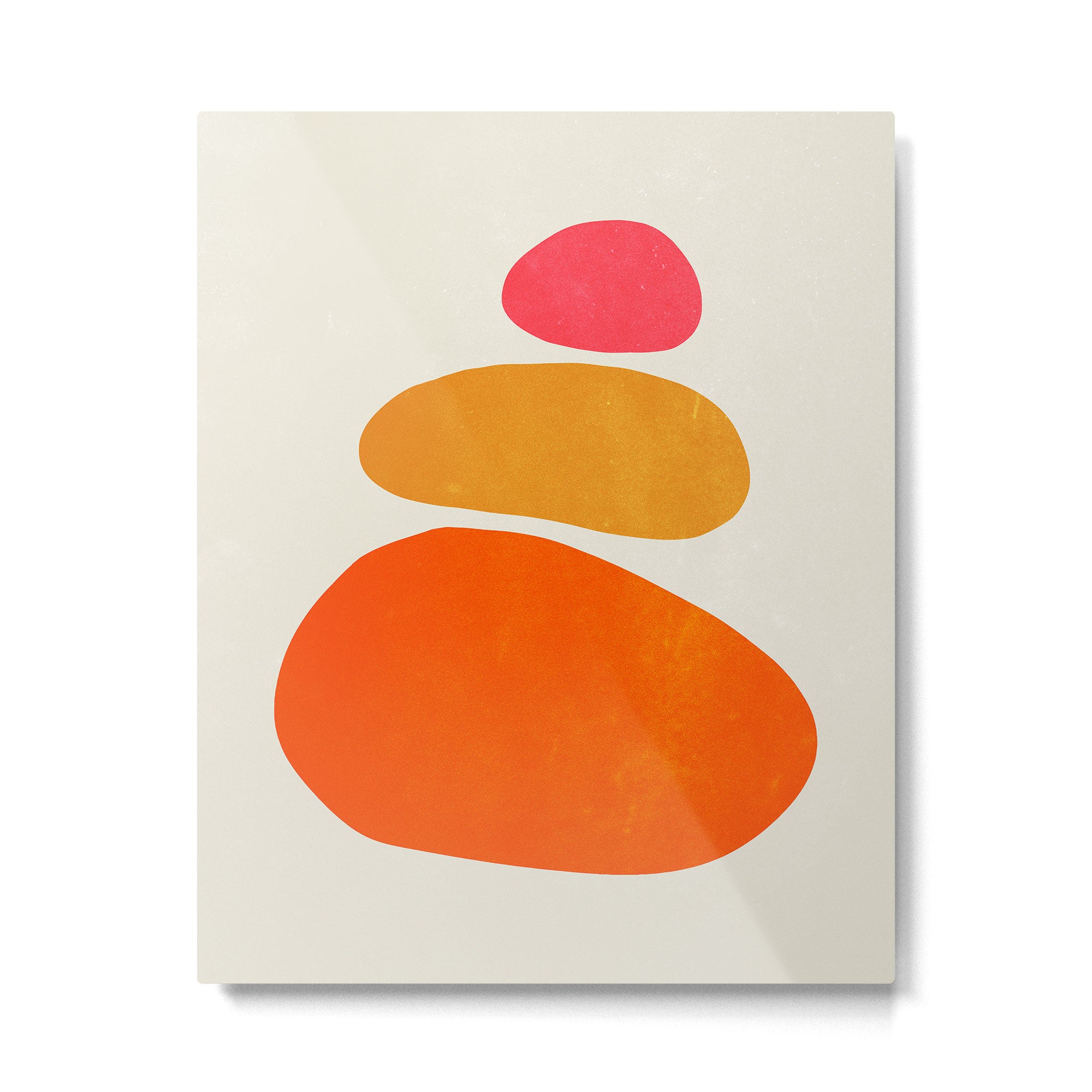 Pebbles: Mid Century Abstraction Metal Print Gallery Image 4