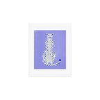 Periwinkle Cheetah Art Print Gallery Image 1