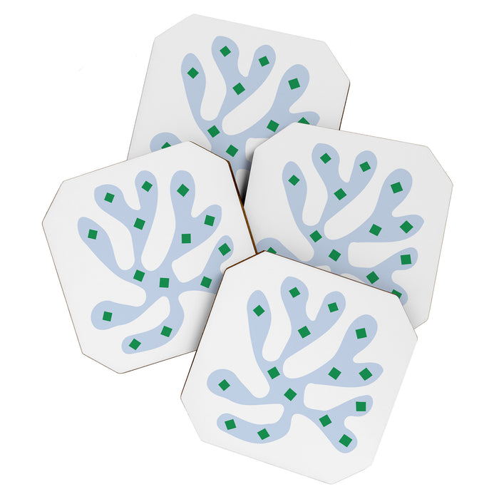 Periwinkle: Matisse Pastel Series 01 Coaster Gallery Image 1