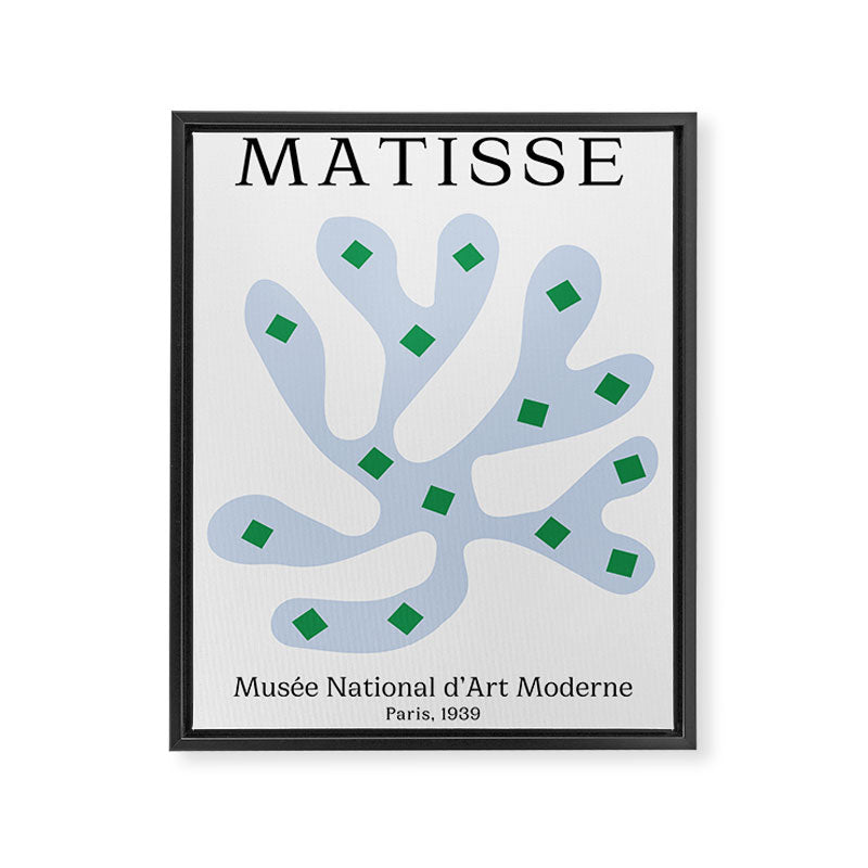 Periwinkle: Matisse Pastel Series 01 Framed Canvas Print Gallery Image 6