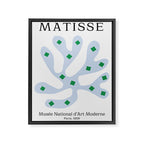 Periwinkle: Matisse Pastel Series 01 Framed Canvas Print Gallery Image 6