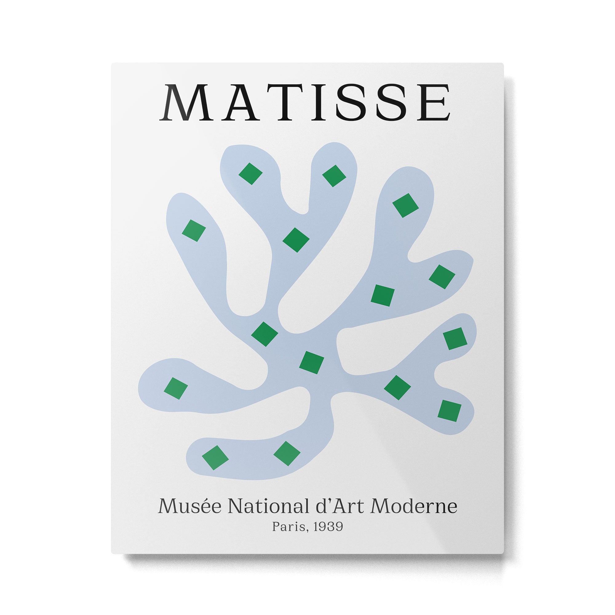 Periwinkle: Matisse Pastel Series 01 Metal Print Gallery Image 4