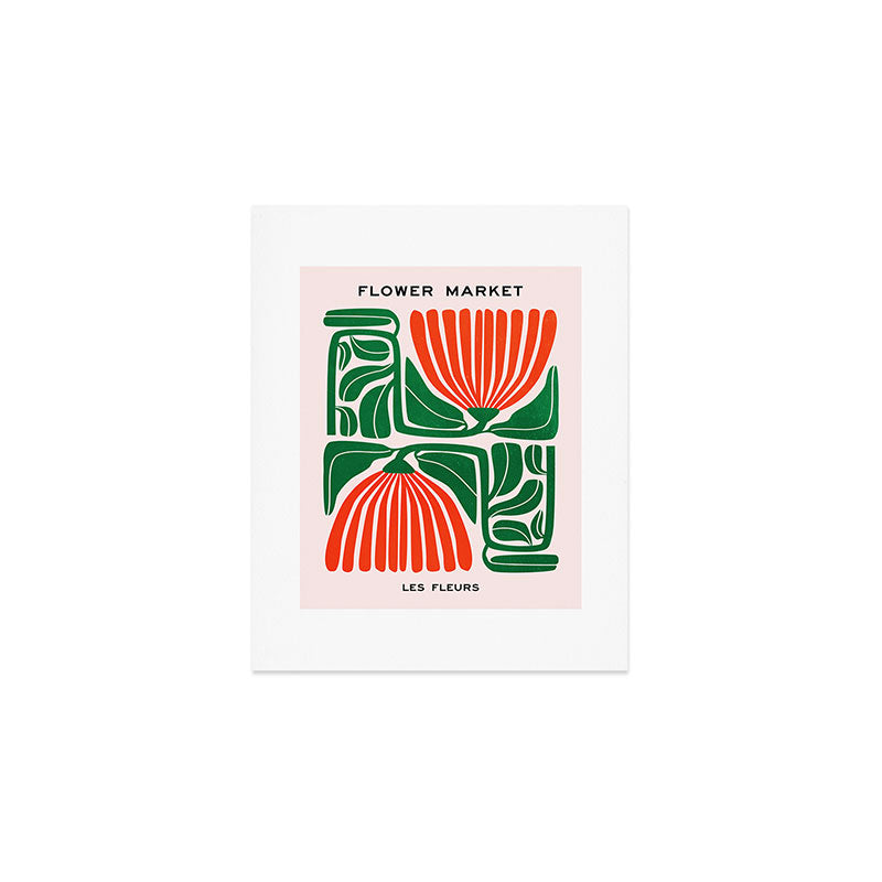 Pippin & Ferns: Les Fleurs | Flower Market 01 Art Print Gallery Image 1