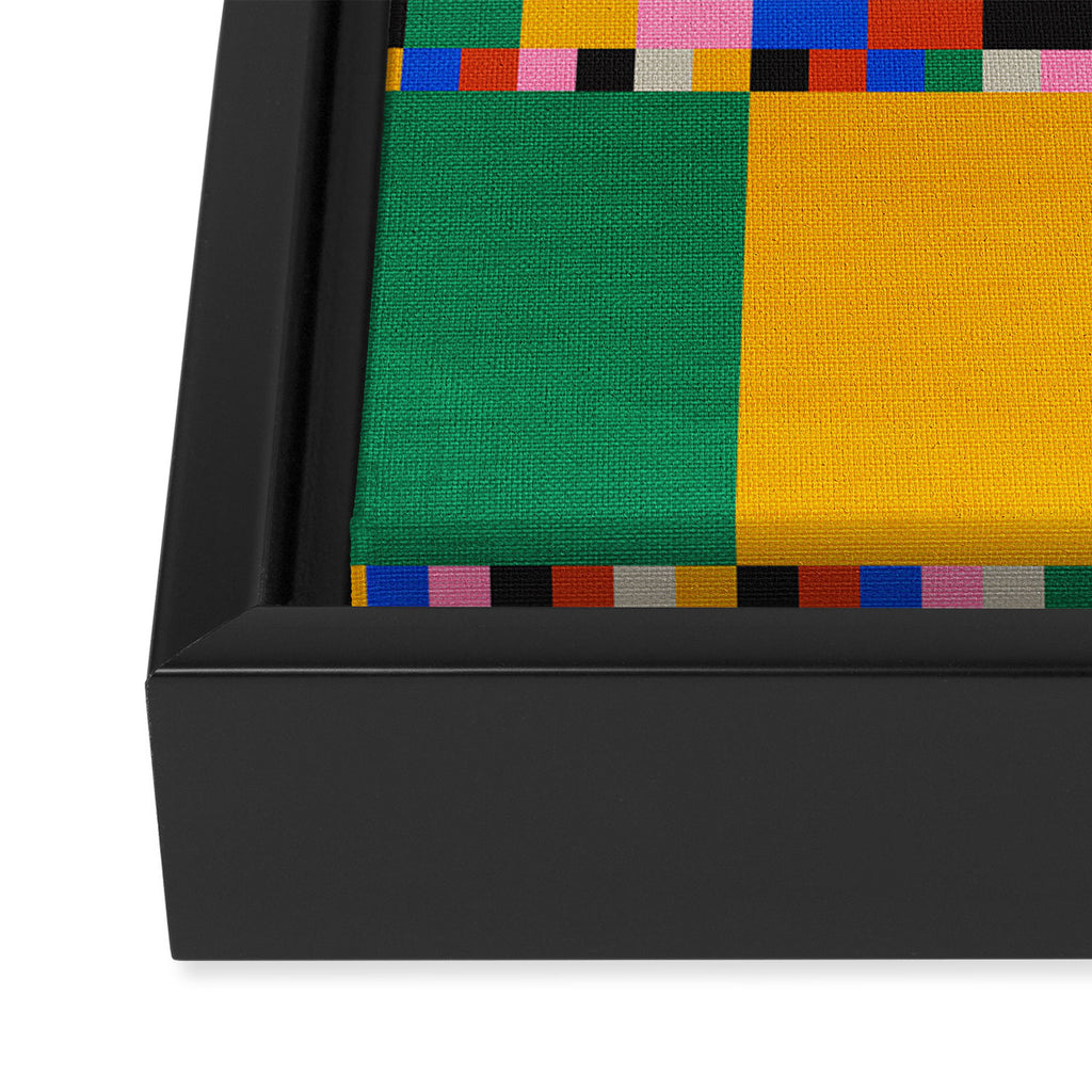 Pixels: Bauhaus Edition Framed Canvas Print Gallery Image 3