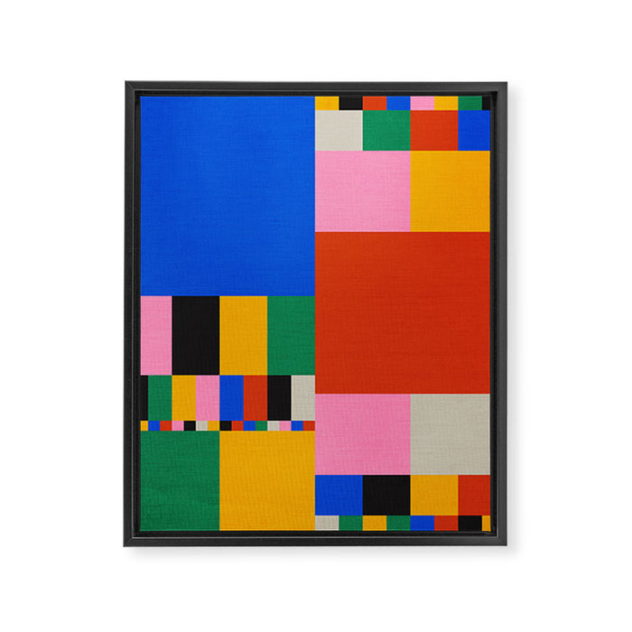 Pixels: Bauhaus Edition Framed Canvas Print Gallery Image 1
