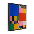 Pixels: Bauhaus Edition Framed Canvas Print Gallery Image 2
