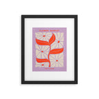 Plum & Flamingo: Les Fleurs | Flower Market Color Series 06 Framed Art Print Gallery Image 5