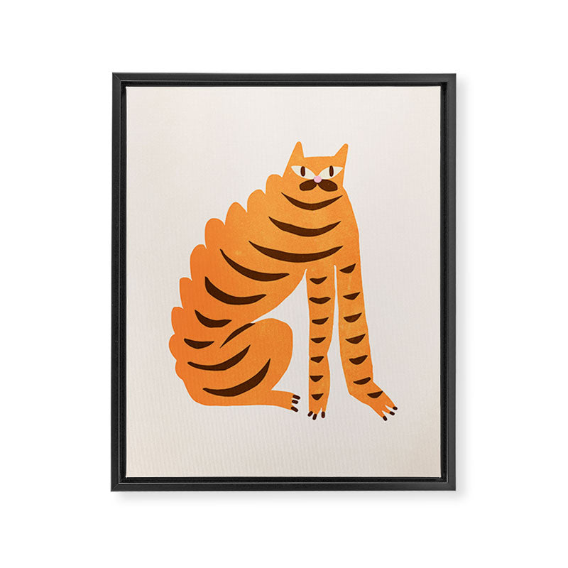 Pop Cats 01: Modern Pop Art Framed Canvas Print Gallery Image 6