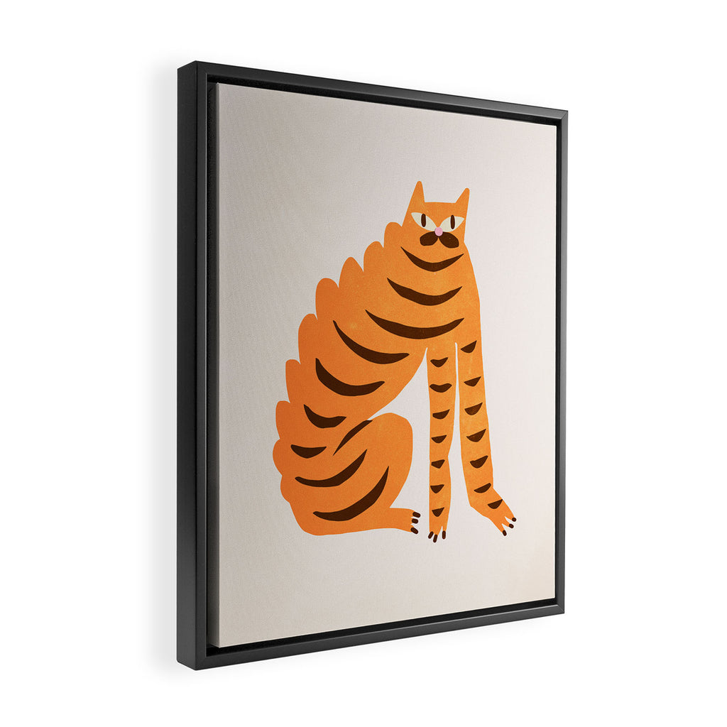 Pop Cats 01: Modern Pop Art Framed Canvas Print Gallery Image 2