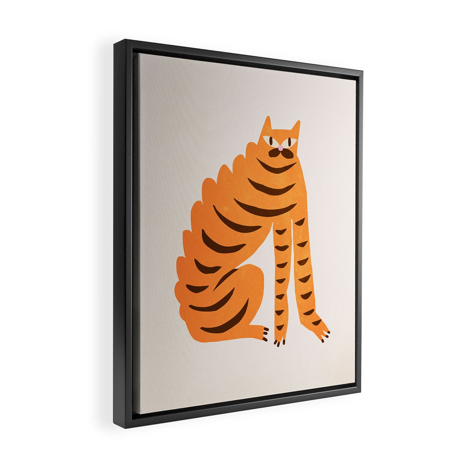 Pop Cats 01: Modern Pop Art Framed Canvas Print Gallery Image 2