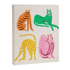 Pop Cats: Modern Collage Pop Art Canvas Print Gallery Image 6
